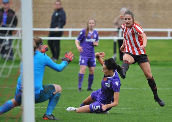 FA Womens League Football between Sunderland Ladies and Stoke City Ladies, played at Eppleton CW, Hetton-le-Hole.