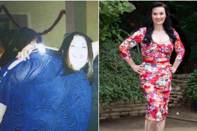Left: Maxine before her weight-loss. Right: Maxine now. Pictures by Maxine Wren/Slimming World