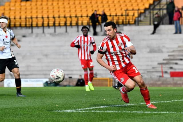 Port Vale FC 1-2 Sunderland AFC FA Cup 1st And 11-11-20128. Picture by FRANK REID