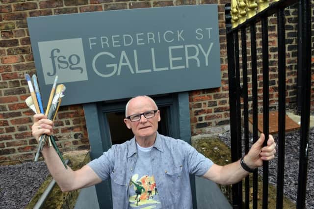 Artist and owner of Frrederick Street Gallery,  Ken Devine