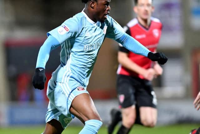 Josh Maja made it ten for the season at Morecambe