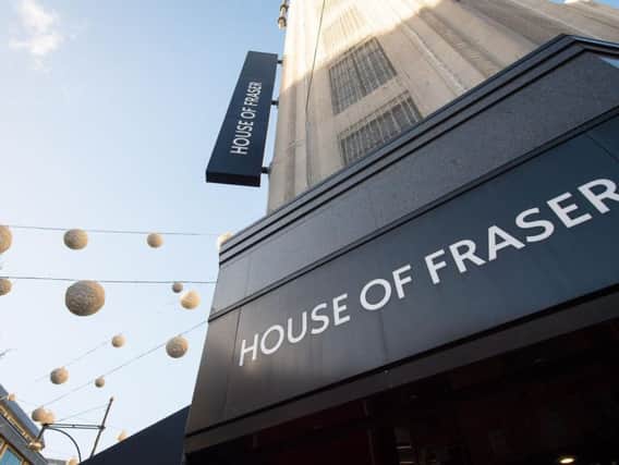 A House of Fraser store. Pic by PA.