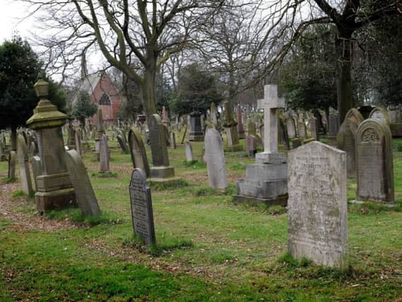 Police are investigating reports of graves in Bishopwearmouth Cemetery being tampered with.