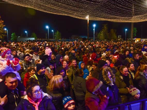 Last year's Christmas switch-on in Sunderland's Keel Square