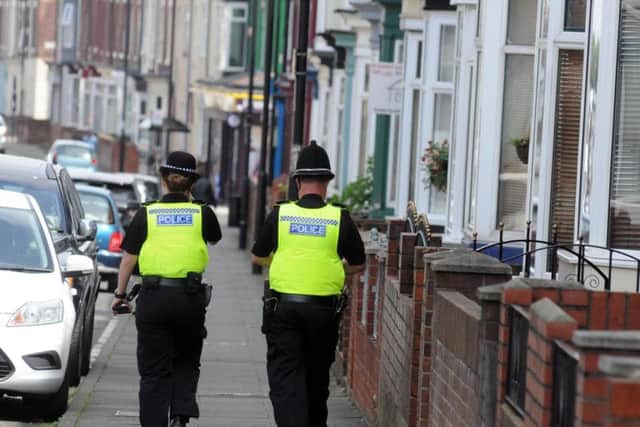 Police on patrol in Roker Avenue