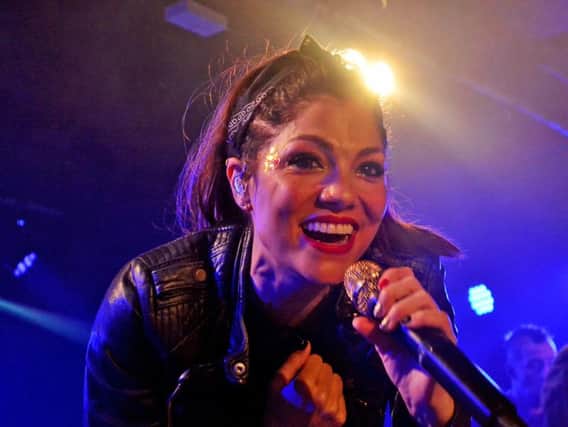 The Interrupters singer Aimee proved at engaging presence at their first-ever show in the North East, at Newcastle University.
