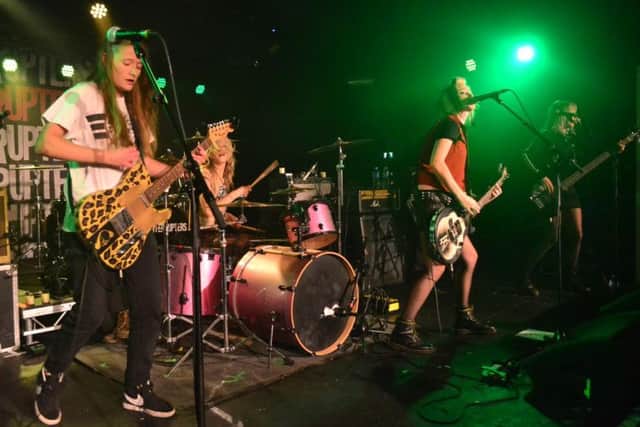All-sister band Maid Of Ace were first on the bill and opened the show for The Interrupters at Newcastle University.