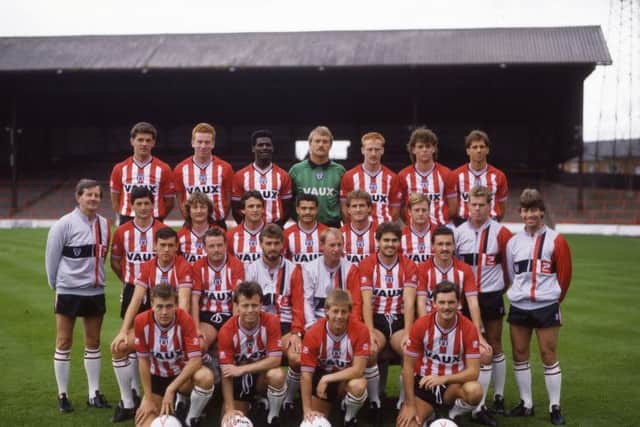 The 1987/88 squad pic, before Marco Gabbiadini signed.