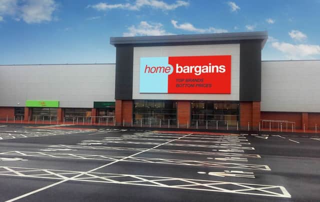 The new Home Bargains in Trimdon Street Retail Park