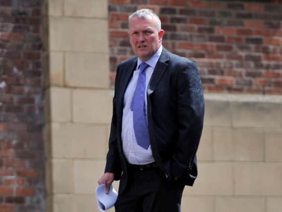 Gary Morris, pictured outside Newcastle Crown Court