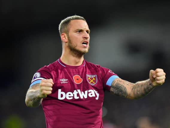 Marko Arnautovic will feature for West Ham at Newcastle