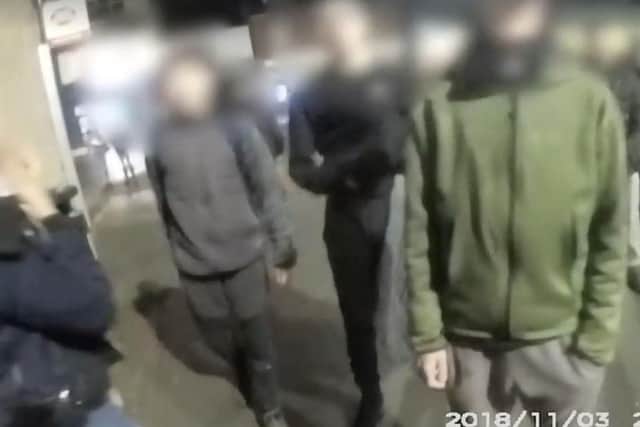 Bodycam footage from police following a disturbance involving up to 100 teenagers in Stanley, County Durham, earlier this month.