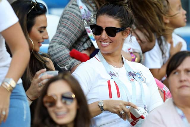 Becky Vardy pictured at the 2018 World Cup in Russia. Picture: PA.