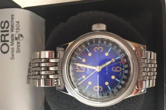 Police are appealing for information about an Oris watch they suspect has been stolen after an aggravated burglary in Penshaw, Sunderland.