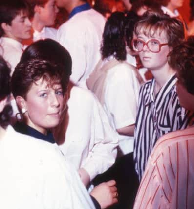 Dancing the night away at Bentleys in the 1980s.