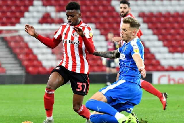 Bali Mumba played the full 90 minutes for Sunderland's first team against Notts County in the Checkatrade Trophy.