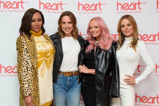 The girls are taking on their reunion tour without Victoria Beckham (Posh Spice). Picture: PA.