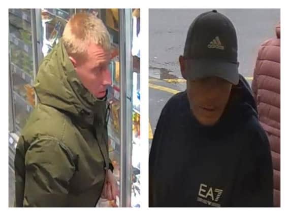 Can you help Durham Police identify these two men after a shoplifting spree?