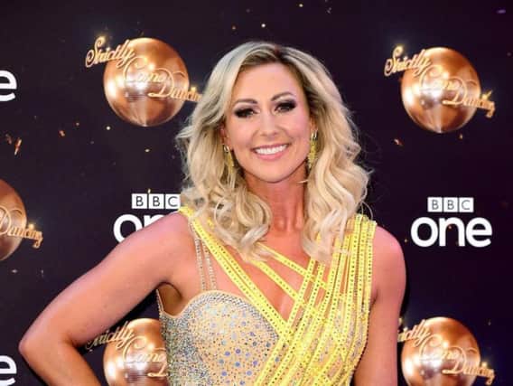 Strictly Come Dancing star Faye Tozer. Photo by PA.