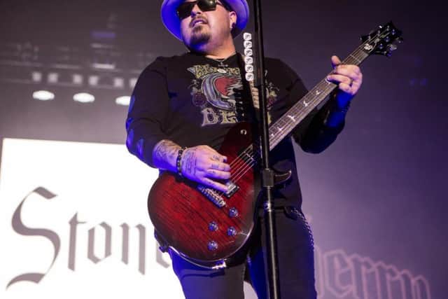 Southern rock band Black Stone Cherry performing at the Metro Radio Arena in Newcastle. Pic: Mick Burgess.