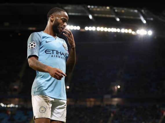 Manchester City's Raheem Sterling, who was allegedly racially abused by fans at Stamford Bridge. PA