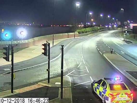 A CCTV image shared by @NELiveTraffic on Twitter.