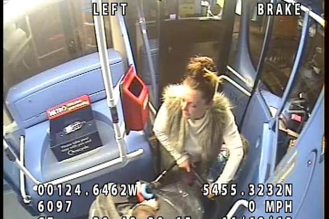 Police are keen to trace this woman who may be able to help them with their inquiries.