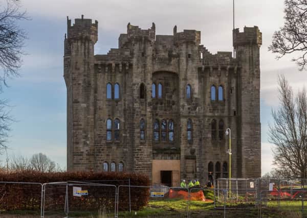 The final phase of work at Hylton Castle is taking place.