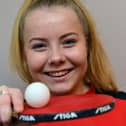 Sophie Richardson is heading of to a GB table tennis training camp with help from the Chloe and Liam Together Forever Trust