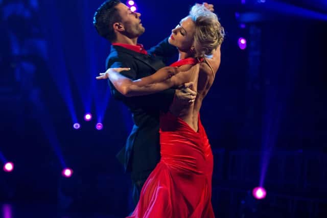 Faye Tozer and Giovanni Pernice just missed out on winning this year's title. Photo by Guy Levy/BBC/PA Wire.