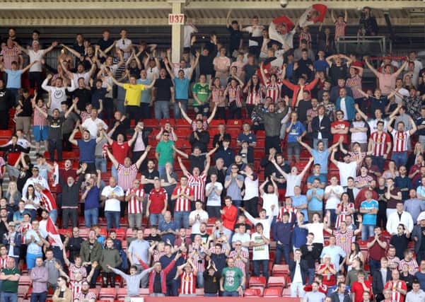 Sunderland fans at last season's game against Wolves at the Stadium of Light. Pic by PA.