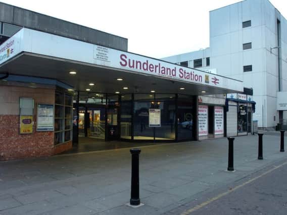 The estimated number of passengers using Sunderland's main railway station has fallen.