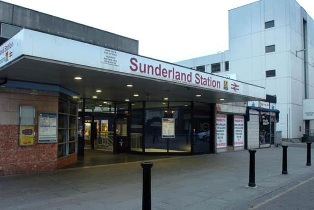 There has been a fall in the number of passengers using Sunderland station.