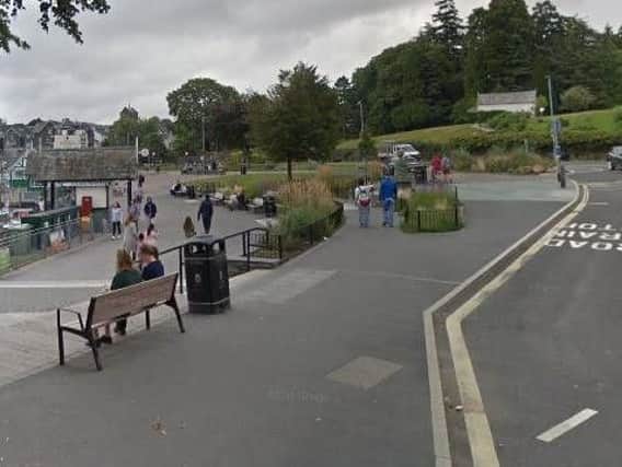 The Sunderland man is said to have been attacked near the visitors' centre, close to the water's edge, in Bowness-on-Windermere, on Sunday.