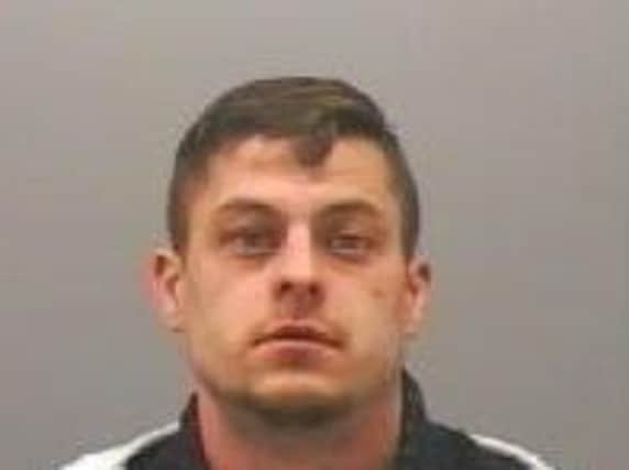 Andrew Hardy was jailed for three years and three months