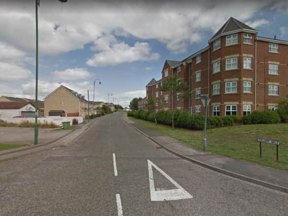 The incident happened on Colliery Walk. Picture by Google.