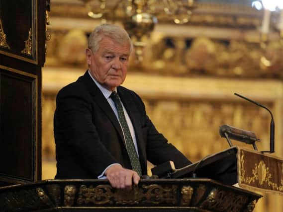 Lord Ashdown pictured at Westminster Abbey in 2015. Picture: PA.