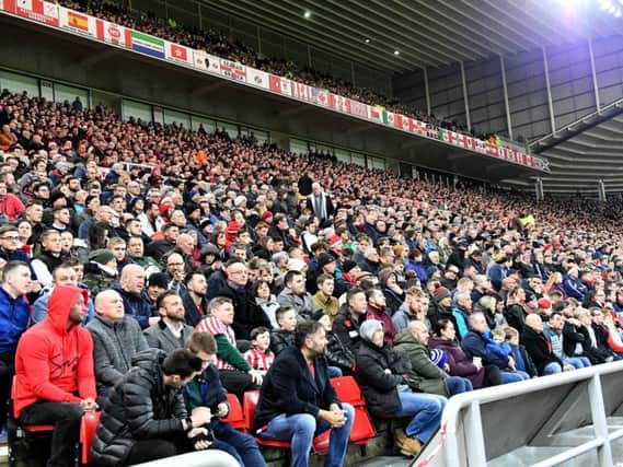 Sunderland's bumper Boxing Day crowd.