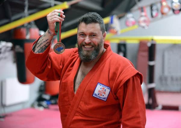 Sambo wrestler Barry Gibson wins bronze in World Master Championship