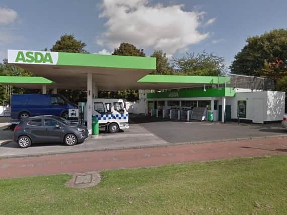 Asda petrol station in Peterlee. Copyright Google Maps.