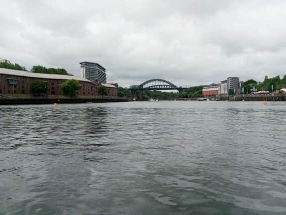 The emergency services were called to the Wearmouth Bridge twice within the space of a few hours.