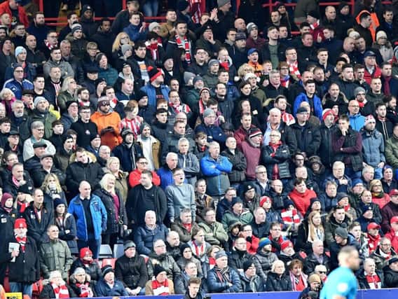Sunderland fans at Charlton.