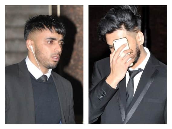 Defendants Syed Ahmed, left, and Najirul Miah deny raping a woman in the Hendon area of Sunderland.