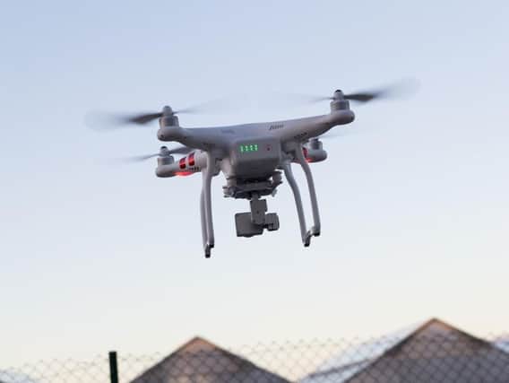 File picture of a drone in flight