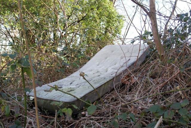 Old mattresses are another large item which council charge to take away - with many consequently being illegally dumped instead.