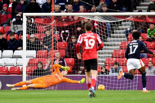 Jon McLaughlin was again in great form against Luton.