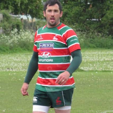 West Hartlepool Rugby Club player Martin Boatman who has died aged 35 from cancer.
