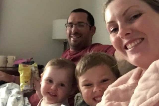 Martin, Sam and their two children