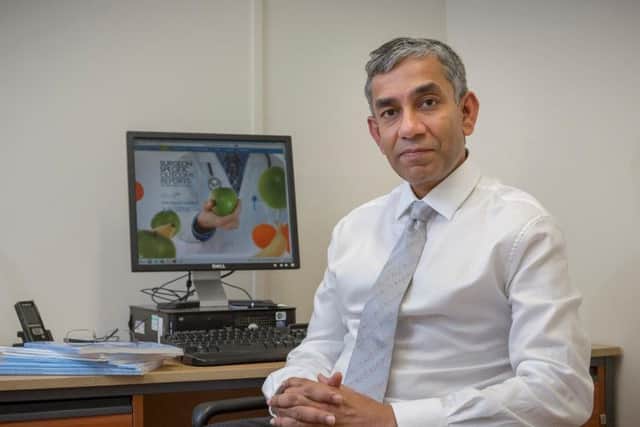 Kamal Mahawar who isone of the UKs leading bariatric surgeons.