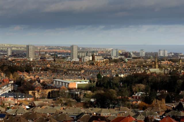 Sunderland city skyline.